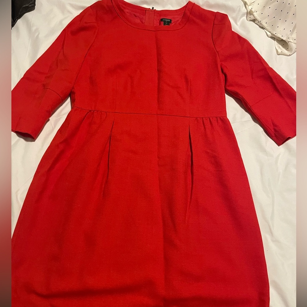 Red J. Crew Dress